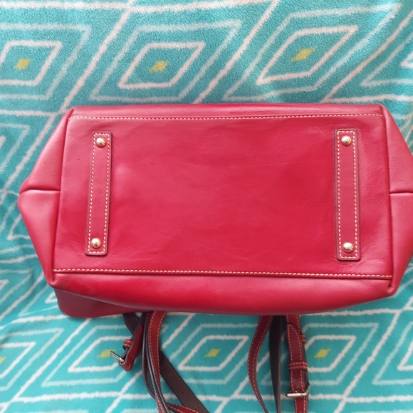 Vintage Dooney & Bourke Large Leather Florentine Leather Tote - Picture 6 of 14